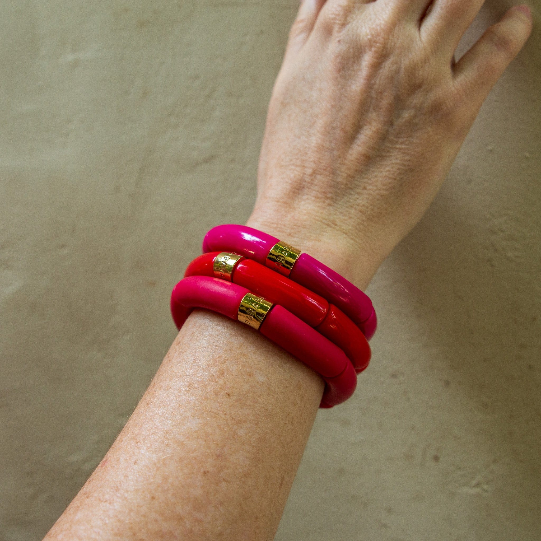Colourful Resin Bracelet | Guarana Mono | Parabaya