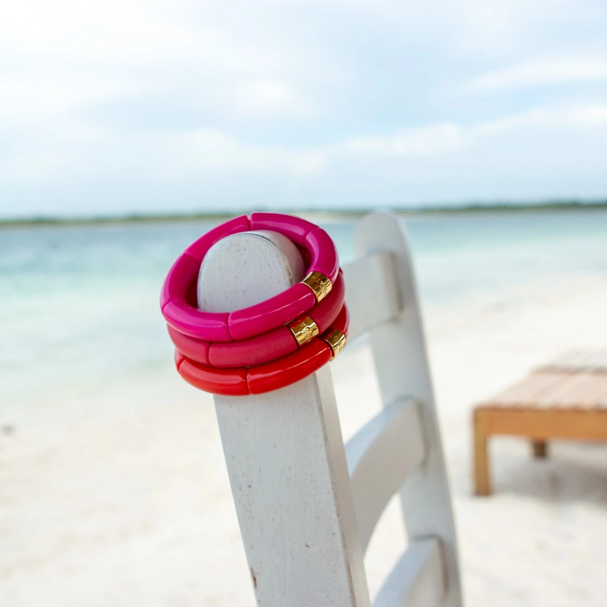 Colourful Resin Bracelet | Guarana Mono | Parabaya