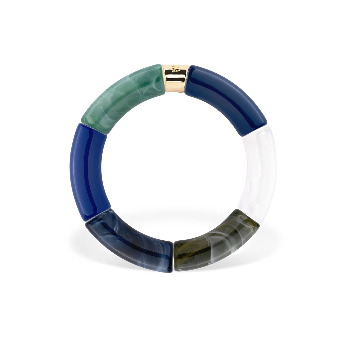 Colourful Resin Bracelet | Marinho | Parabaya