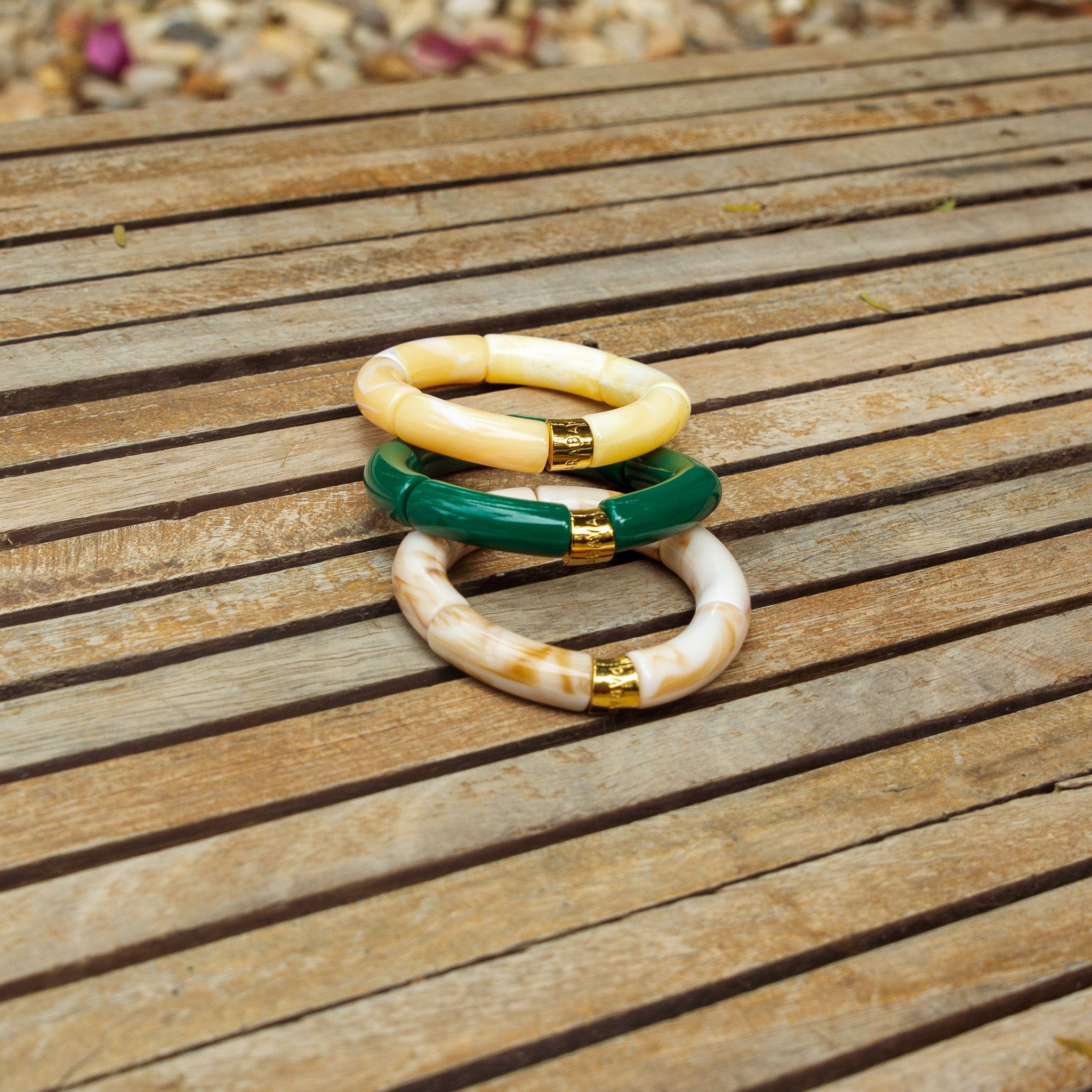 Colourful Resin Bracelet | Mata Mono | Parabaya