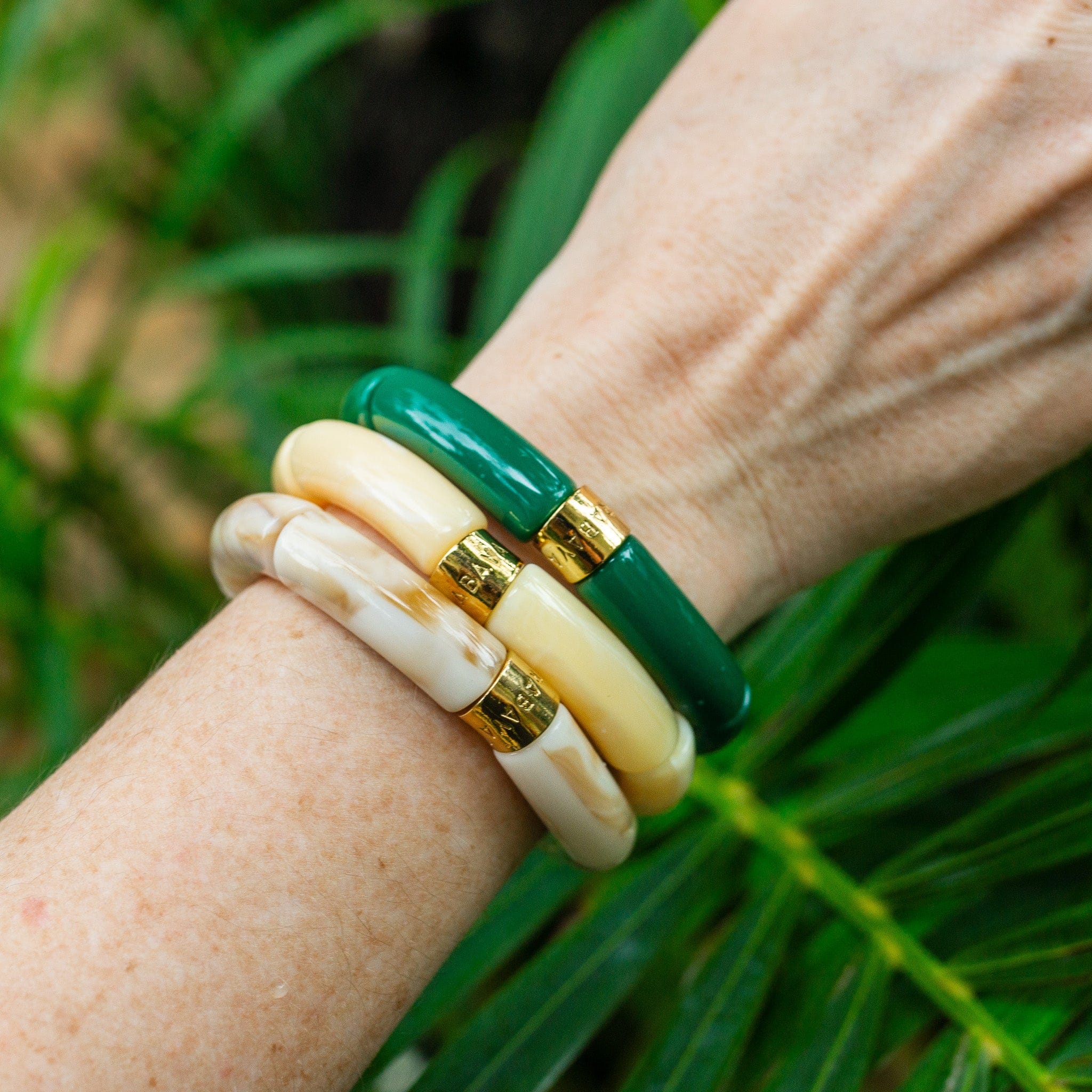 Colourful Resin Bracelet | Mata Mono | Parabaya