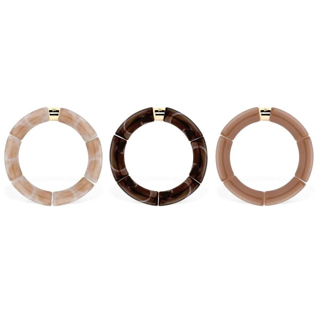 Colourful Resin Bracelet | Moca Mono | Parabaya