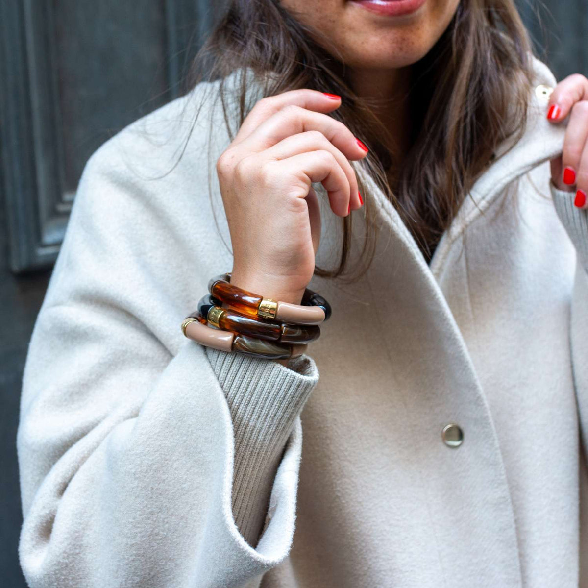 Colourful Resin Bracelet | Moca | Parabaya