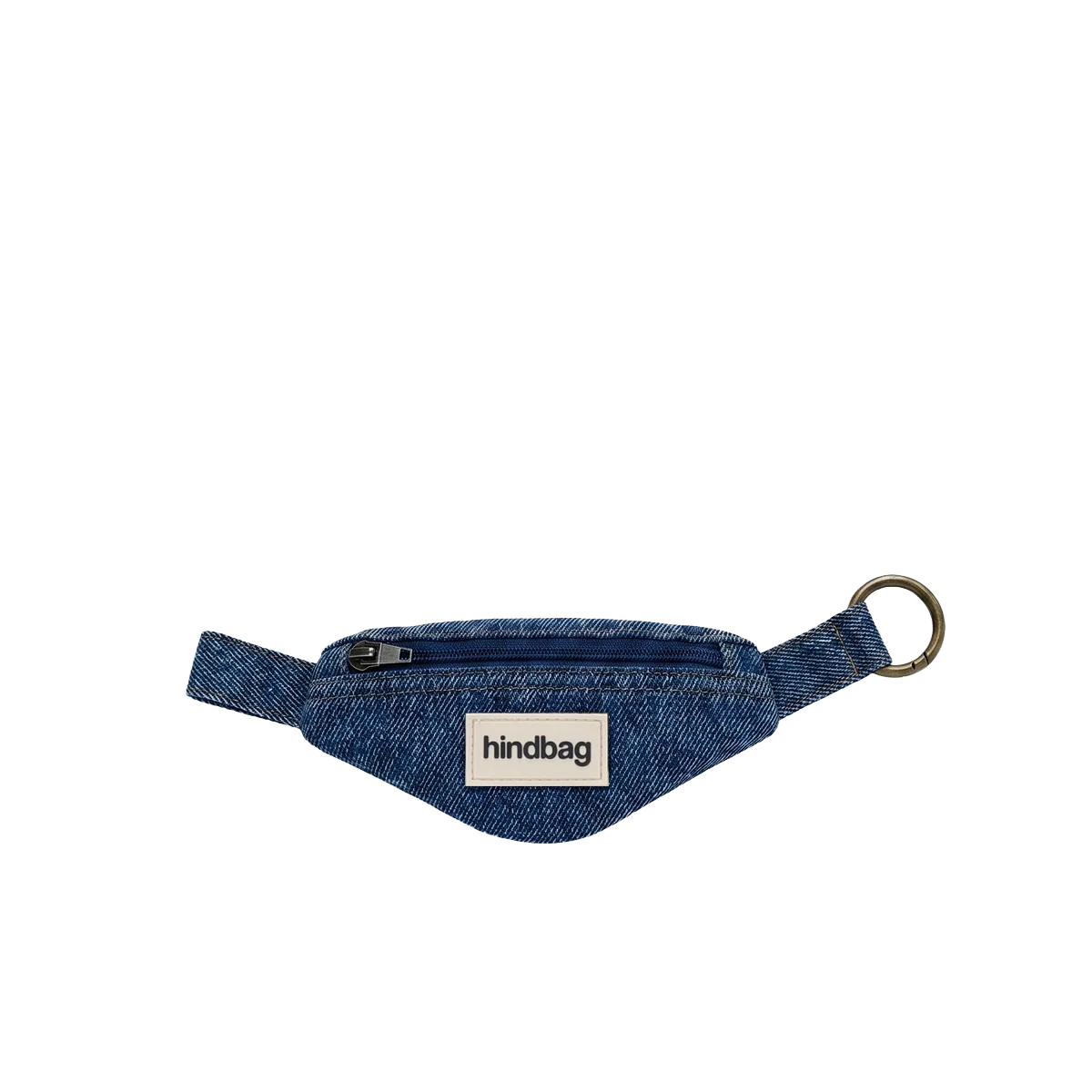 Côme Banana Bag Keychain | Denim | Hindbag