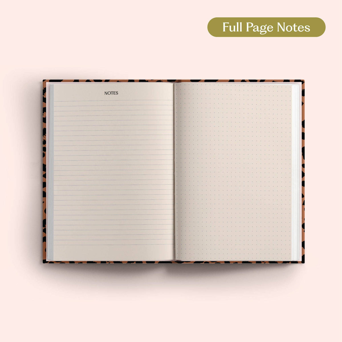 2027 Diary | A5 Hardcover Week to View | Leopard | Good Tuesday