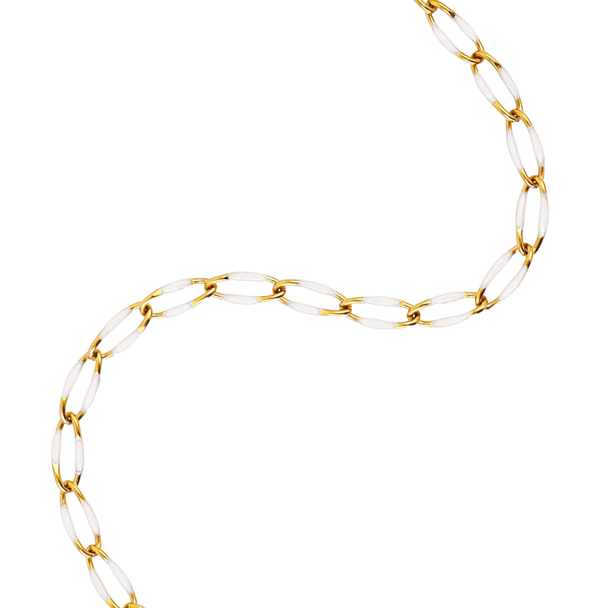 Steel Colour Link Anklet | Anartxy