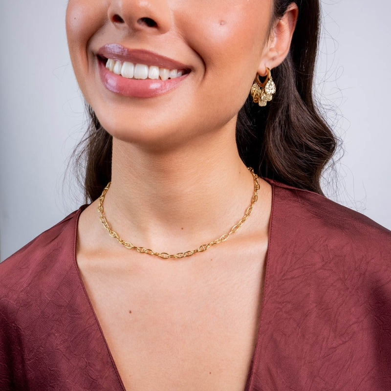 Steel Mariner Chain Necklace | Anartxy