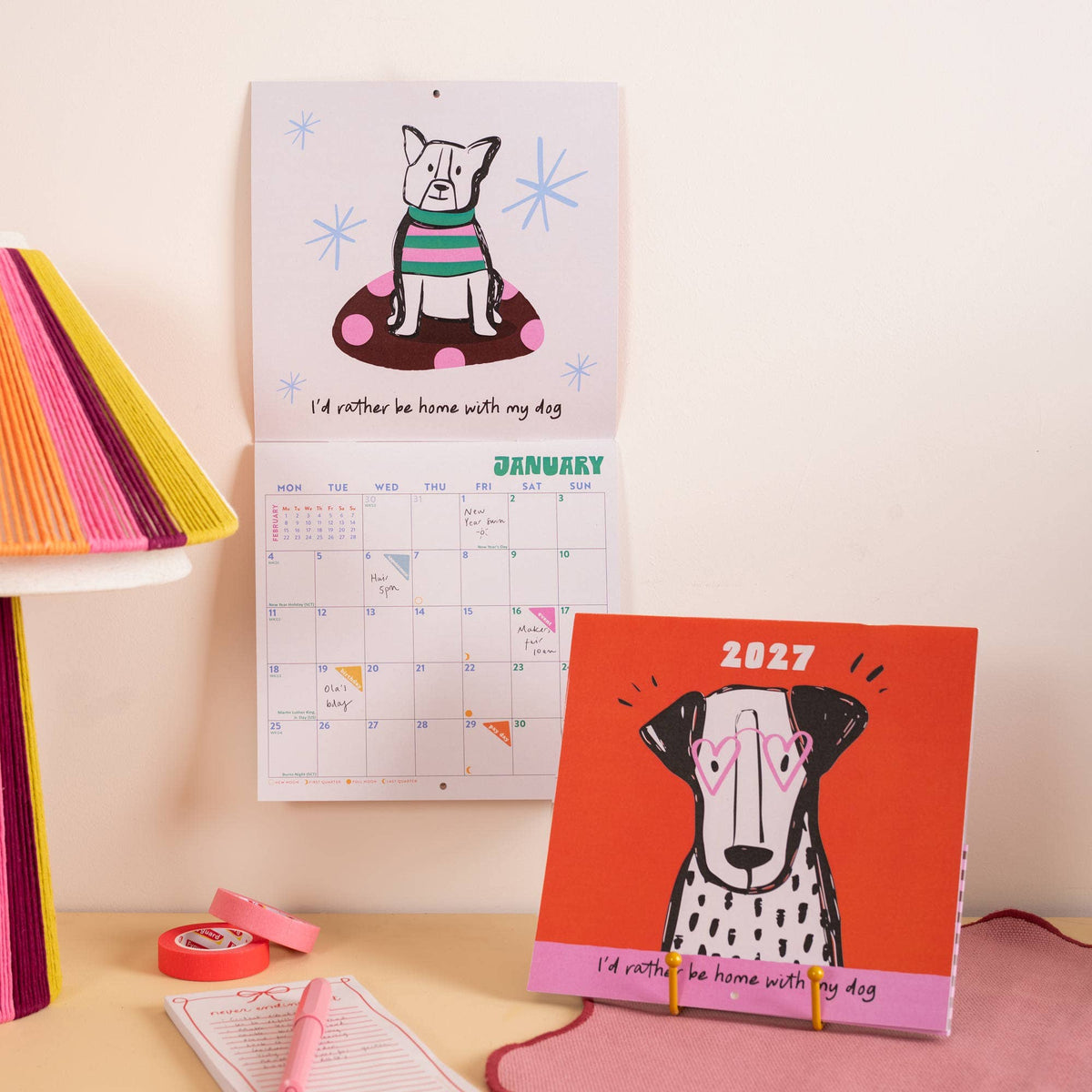 2027 Compact Wall Calendar | Dog Life | Good Tuesday
