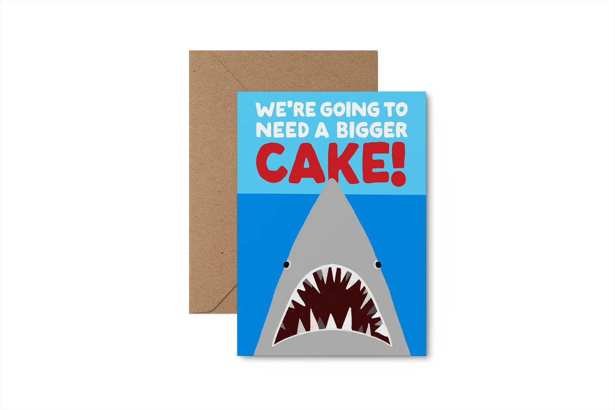 Bigger Cake | Birthday Card | Slieve Studio