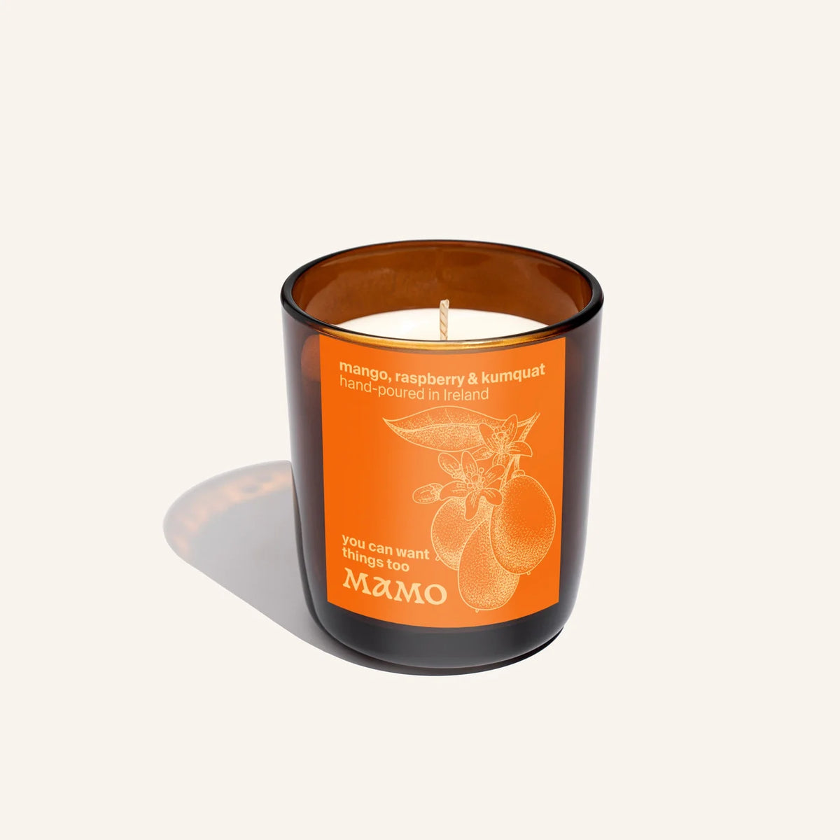 Mango, Raspberry & Kumquat Soy Candle | You Can Want Things Too | Mamo