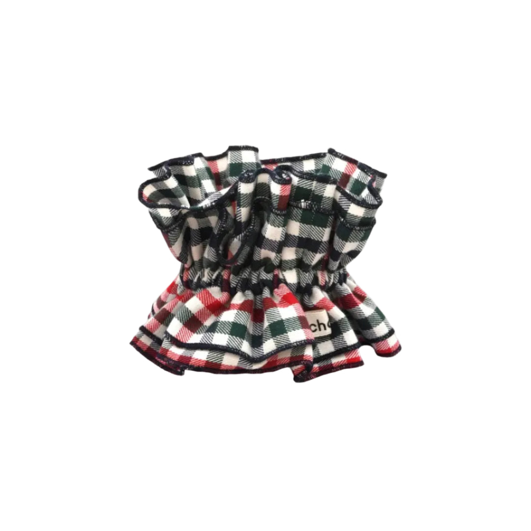 Maxi Hair Scrunchie | Multicoloured Gingham | Chou²