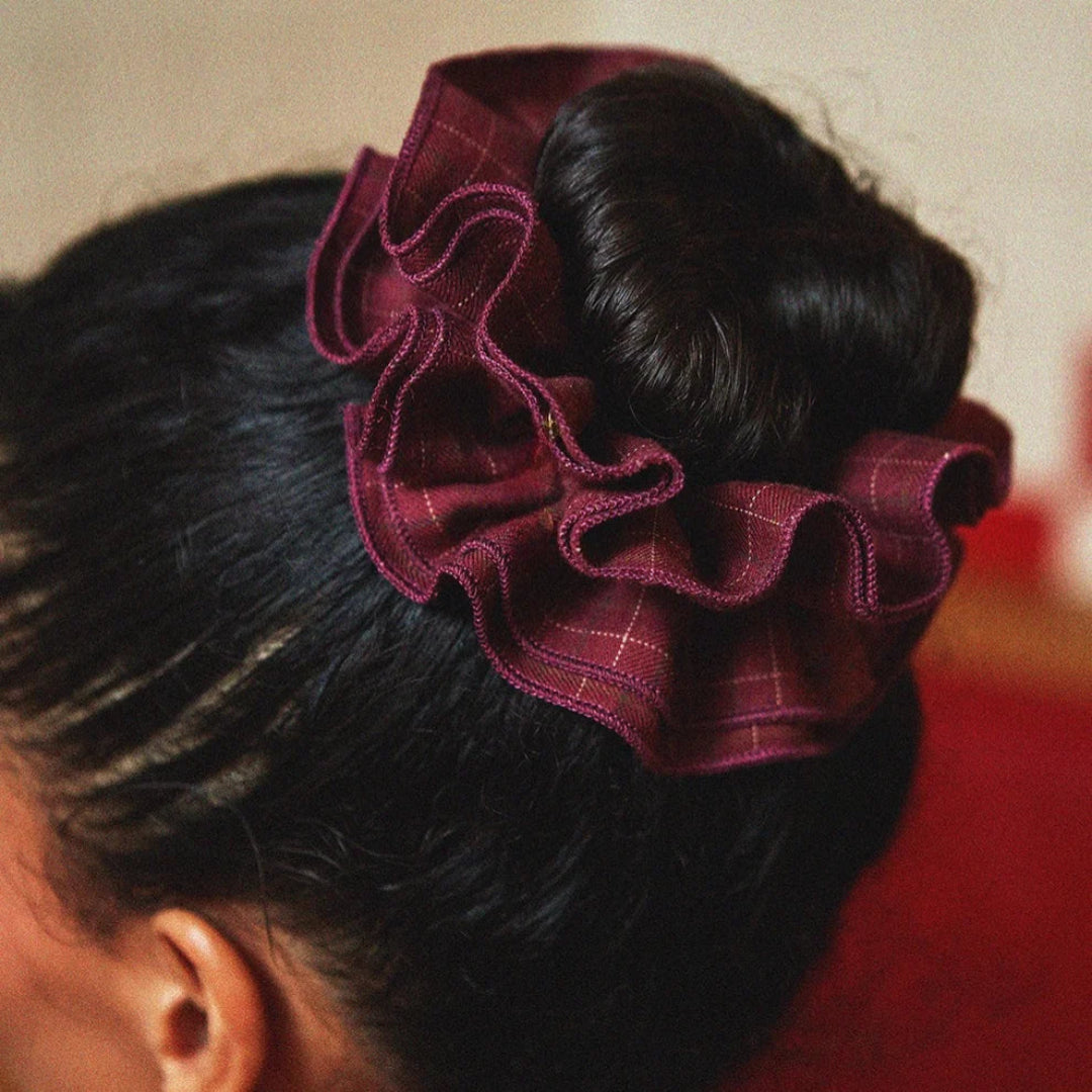 Maxi Hair Scrunchie | Plum | Chou²