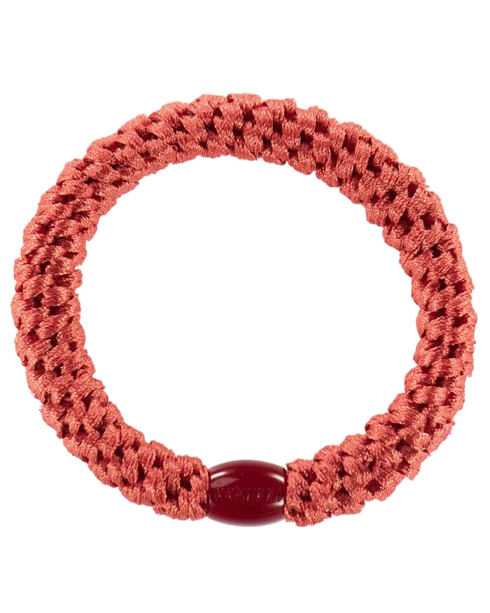 KKNEKKI Hair Tie | Plain | Deep Coral