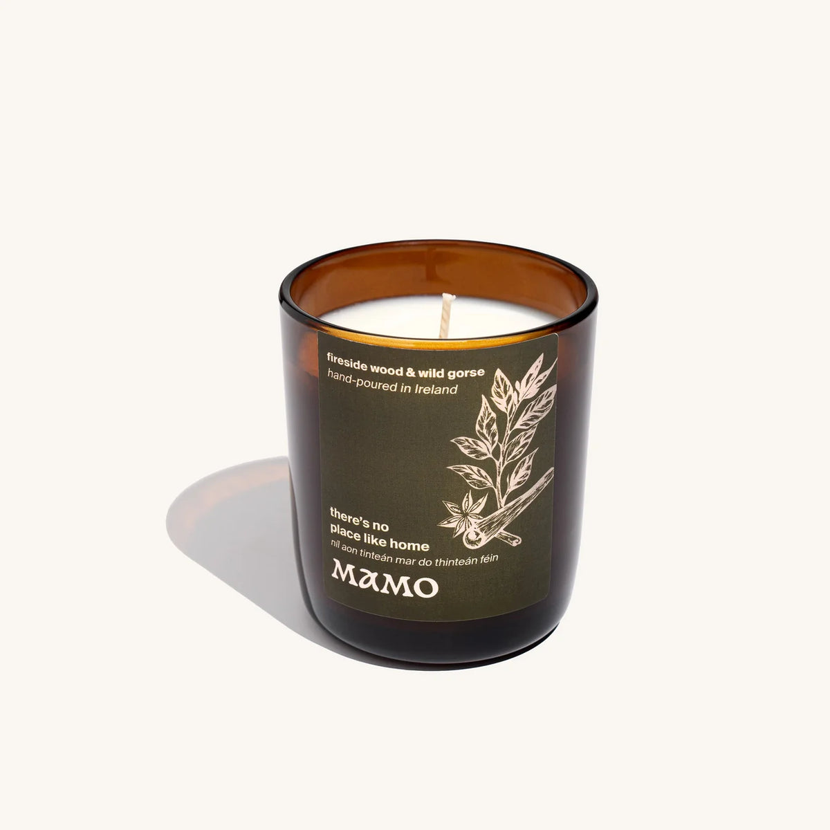 Fireside Wood & Wild Gorse Soy Candle | There's No Place Like Home | Mamo
