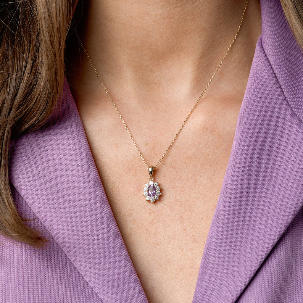 Adina Gold Cluster Necklace
