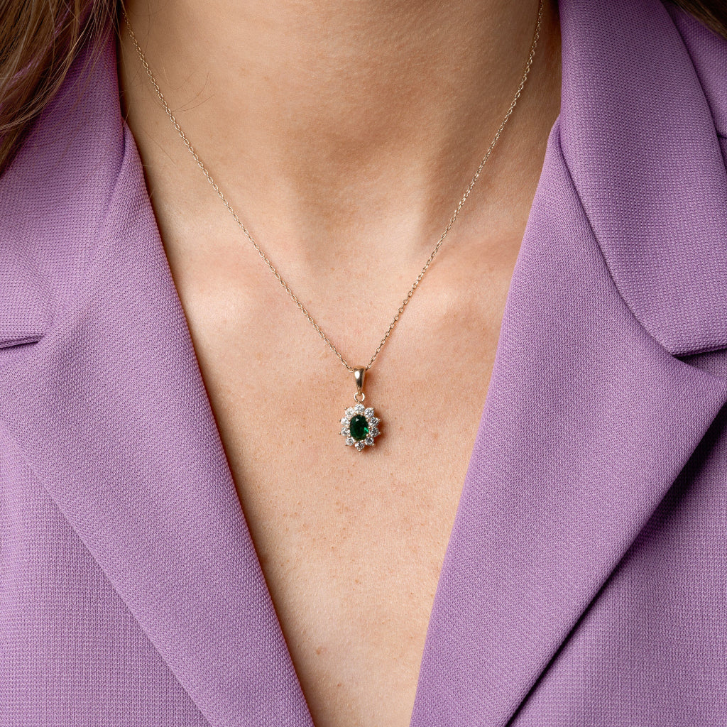 Adina Gold Cluster Necklace