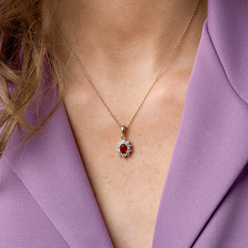 Adina Gold Cluster Necklace