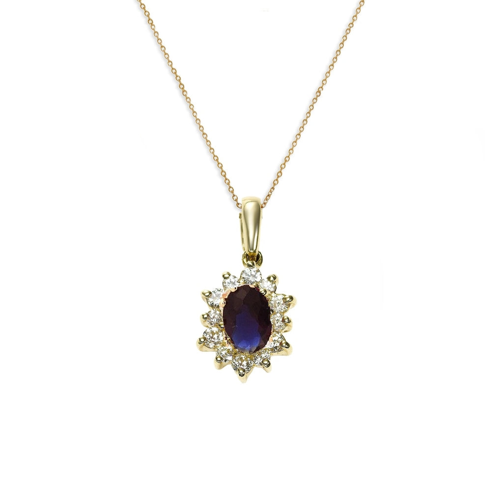 Adina Gold Cluster Necklace