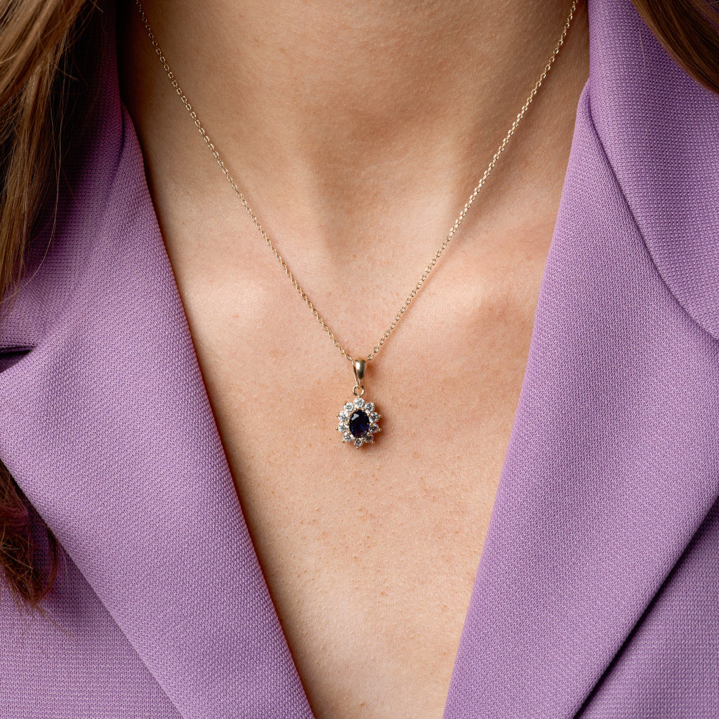 Adina Gold Cluster Necklace