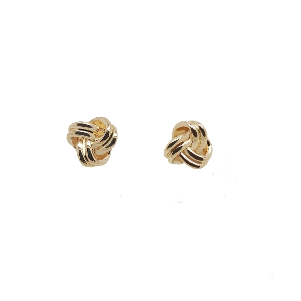 Annagh Gold Knot Stud Earrings