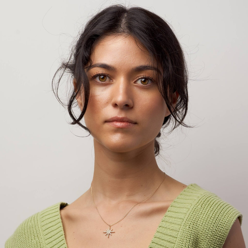 Avellino Gold Star Necklace