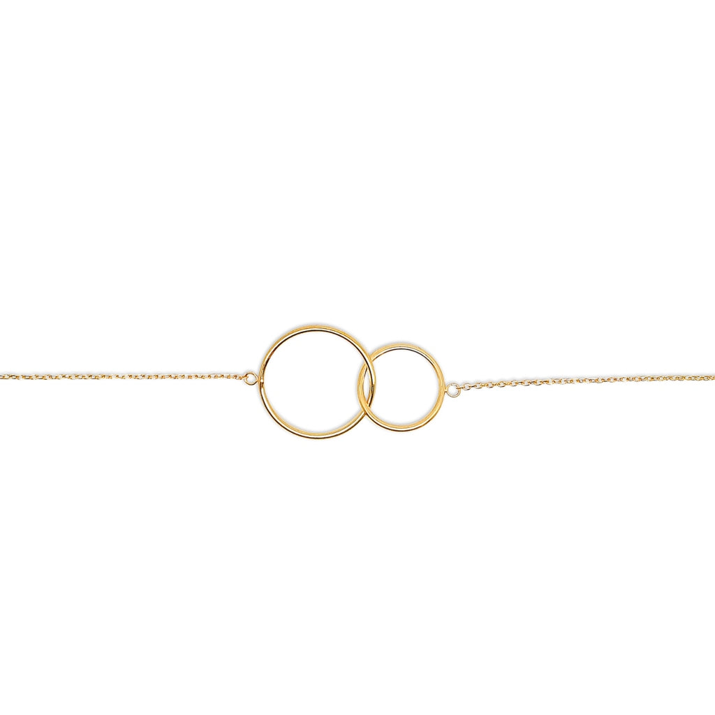 Avila Gold Interlocking Circles Bracelet