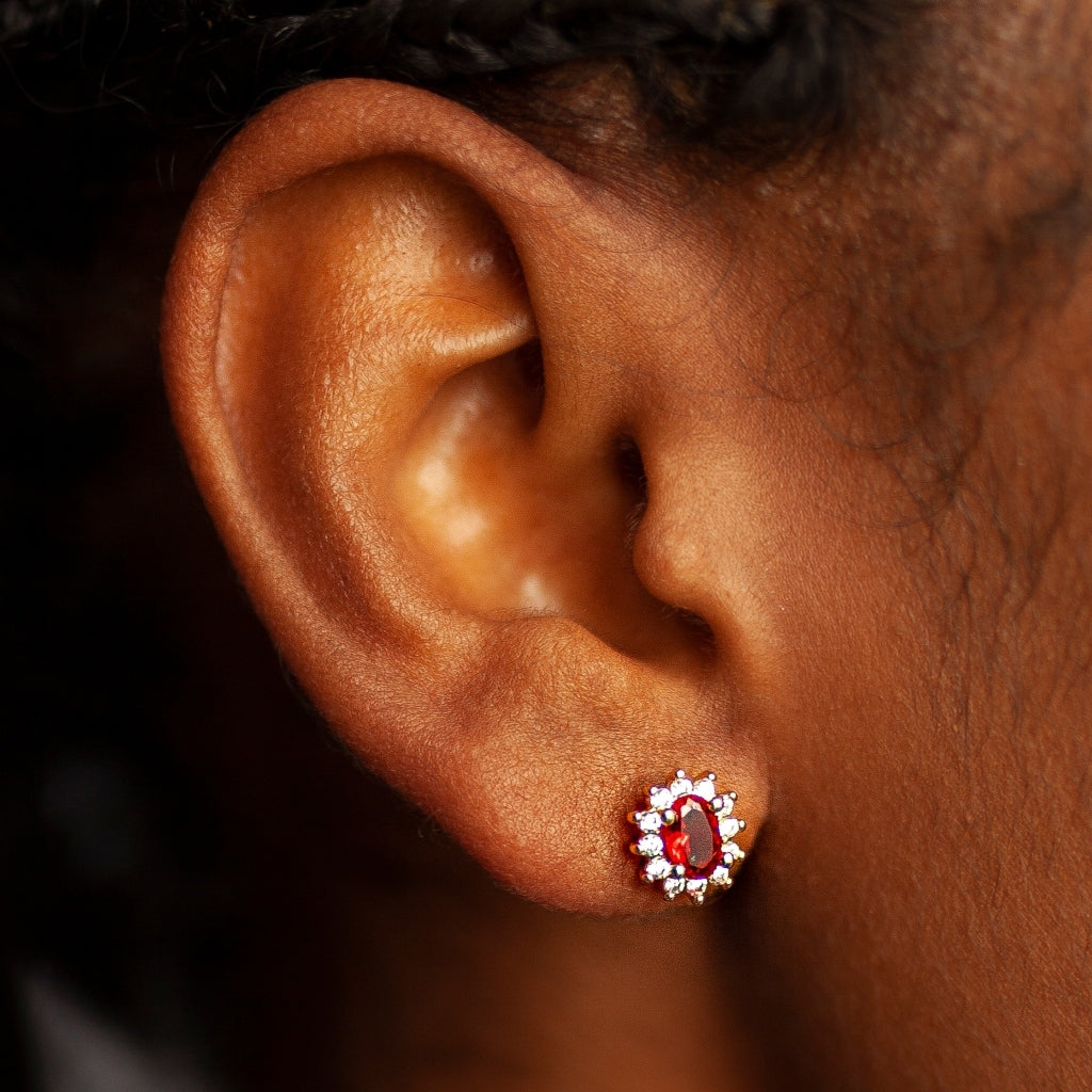 Bastia Cluster Stud Earrings
