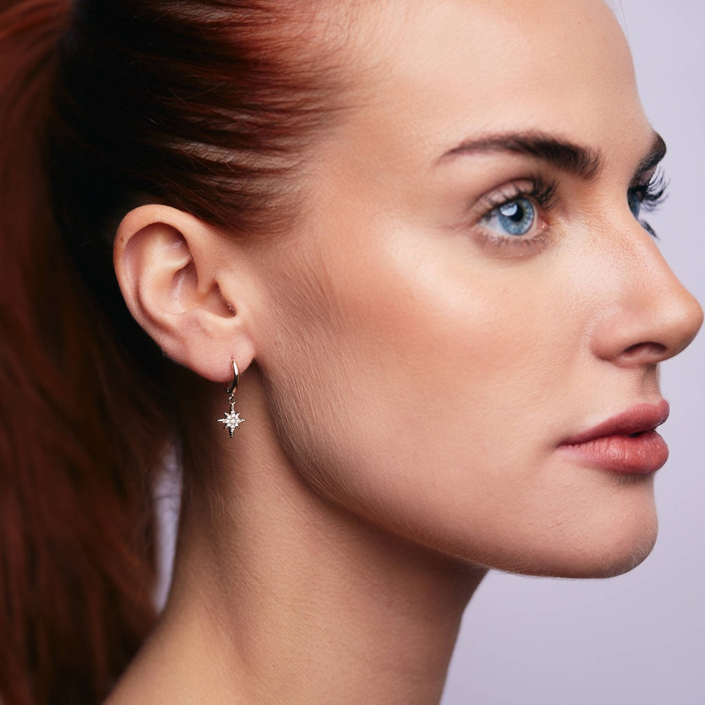 Dualla Gold Celestial Charm Earrings