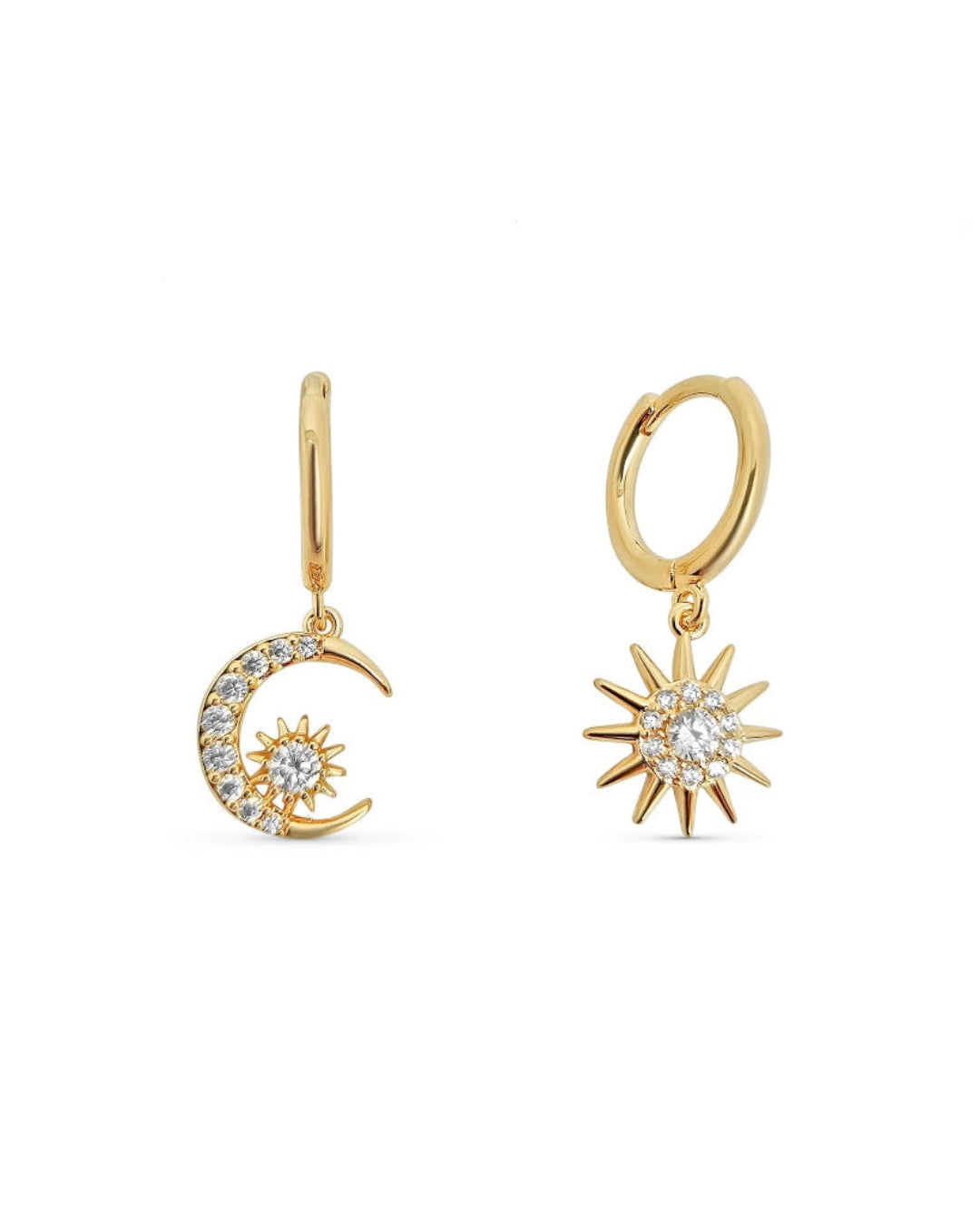 Estella Gold Celestial Charm Earrings