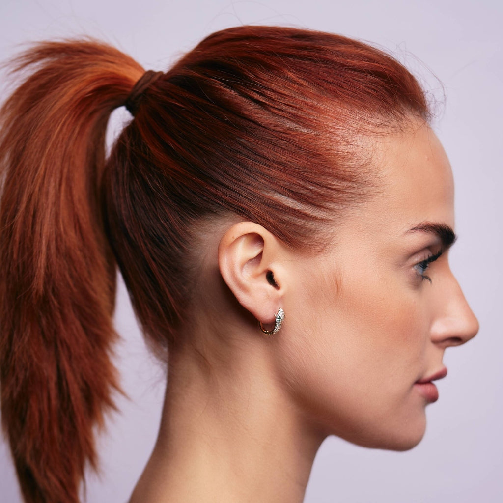 Sierre Gold Snake Earrings