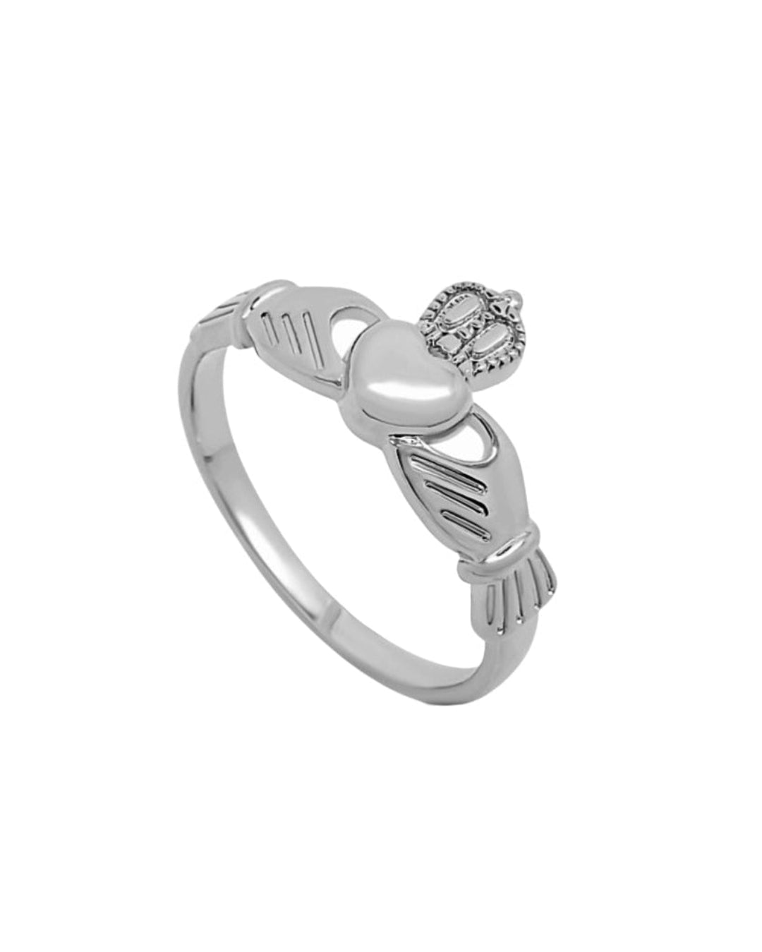 Croia Silver Claddagh Ring