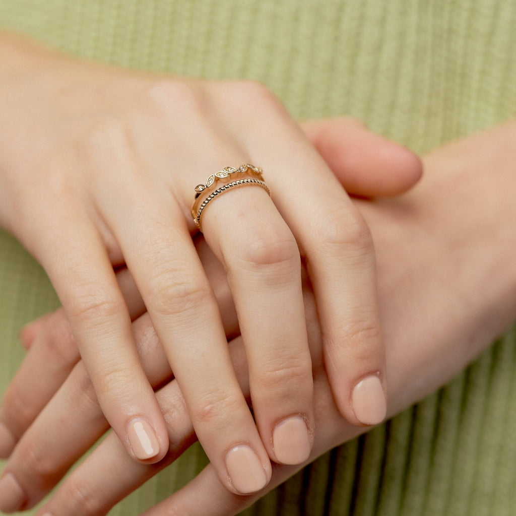 Sotira Gold Doubleband Ring