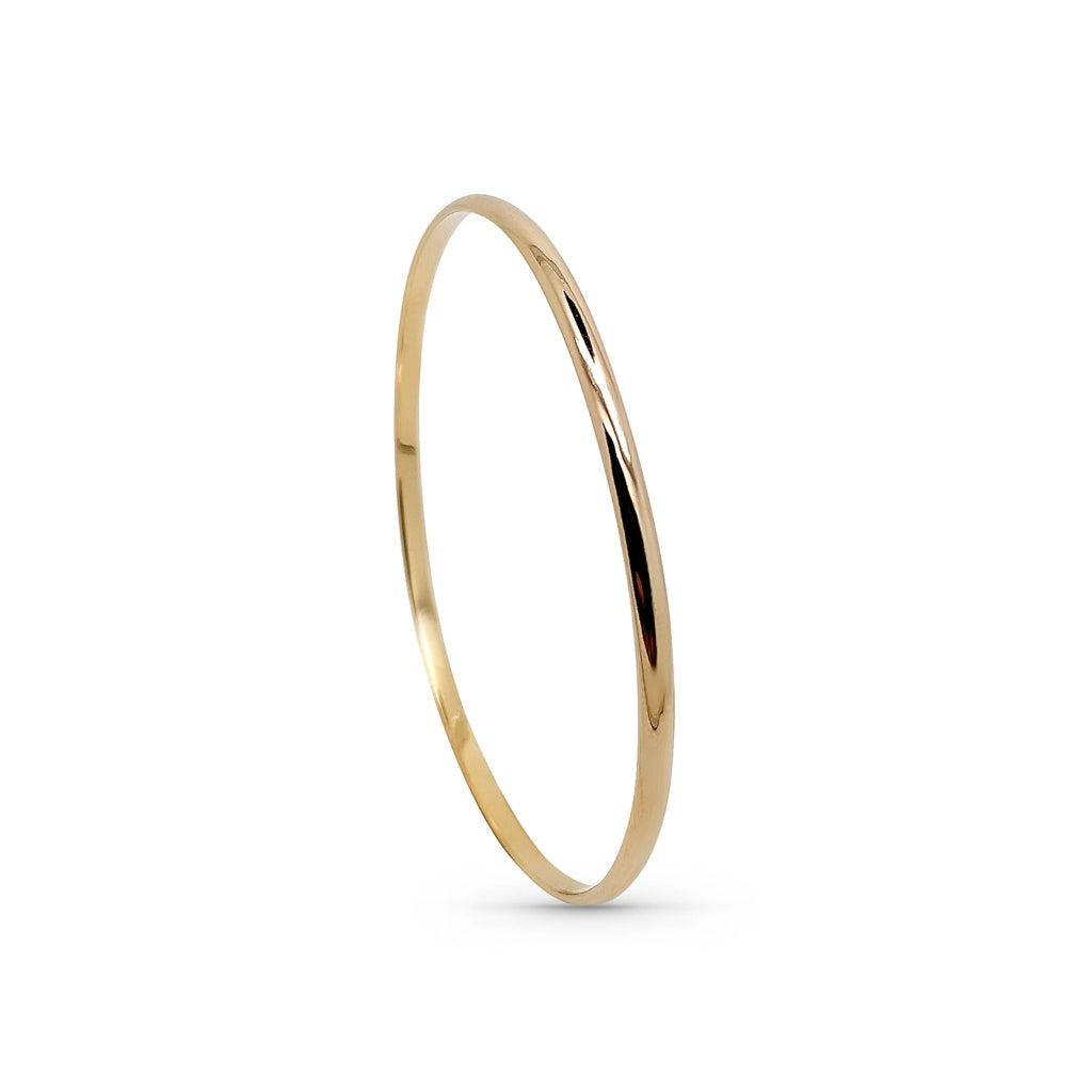 Teba Gold Classic Bangle Bracelet